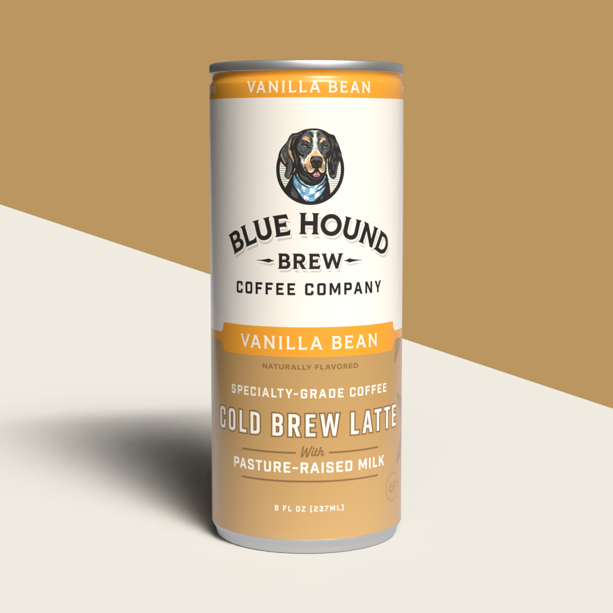 Blue Hound Brew authentic retail packaging