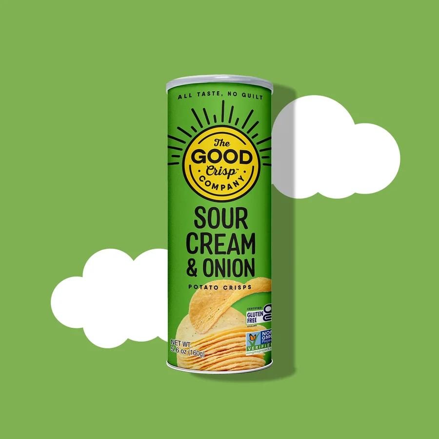 Good Crisps authentic retail packaging